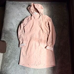 Lululemon Pink Rain Coat with Hood